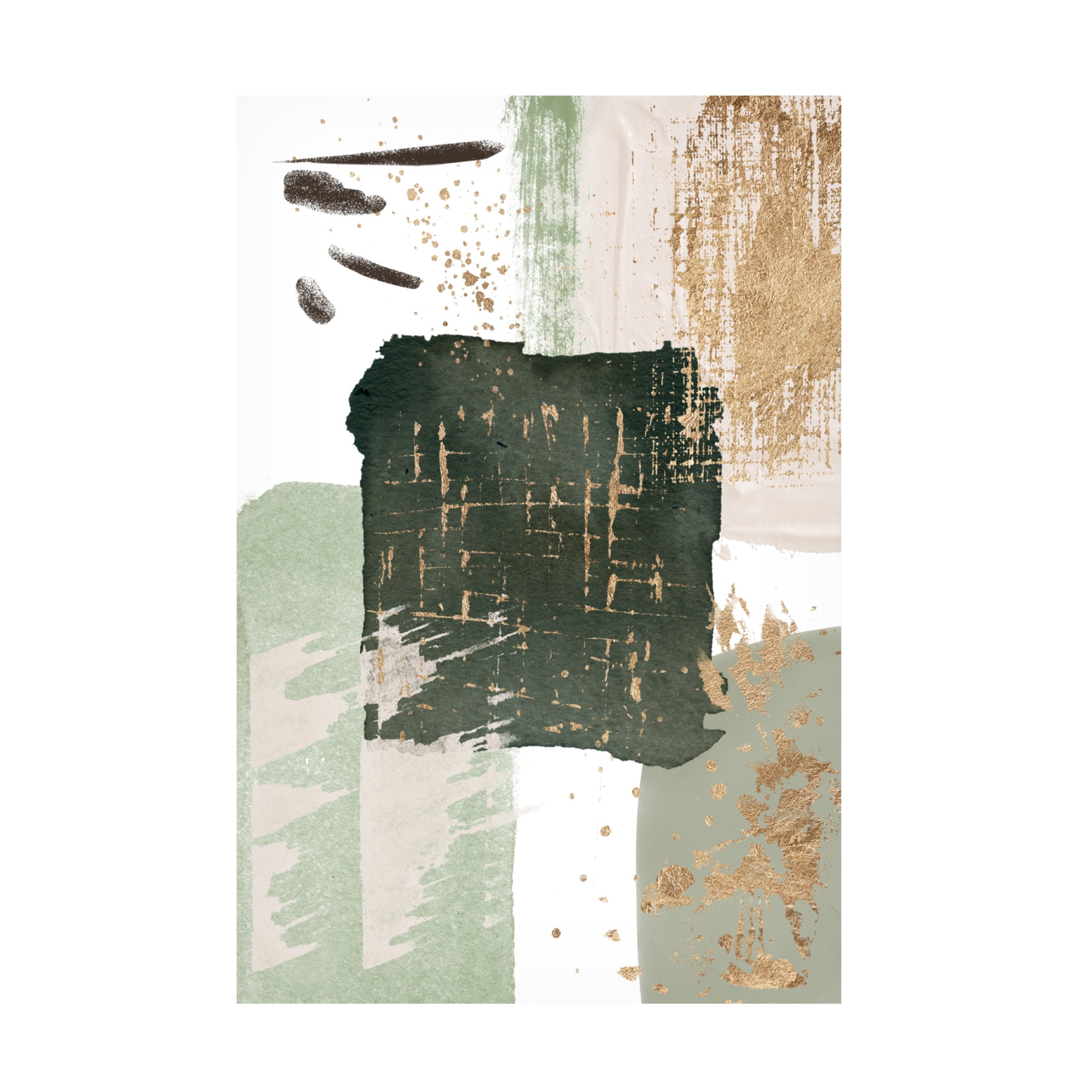 Trademark Fine Art Sally Ann Moss Green of Curiosity 1 Canvas Wall Art