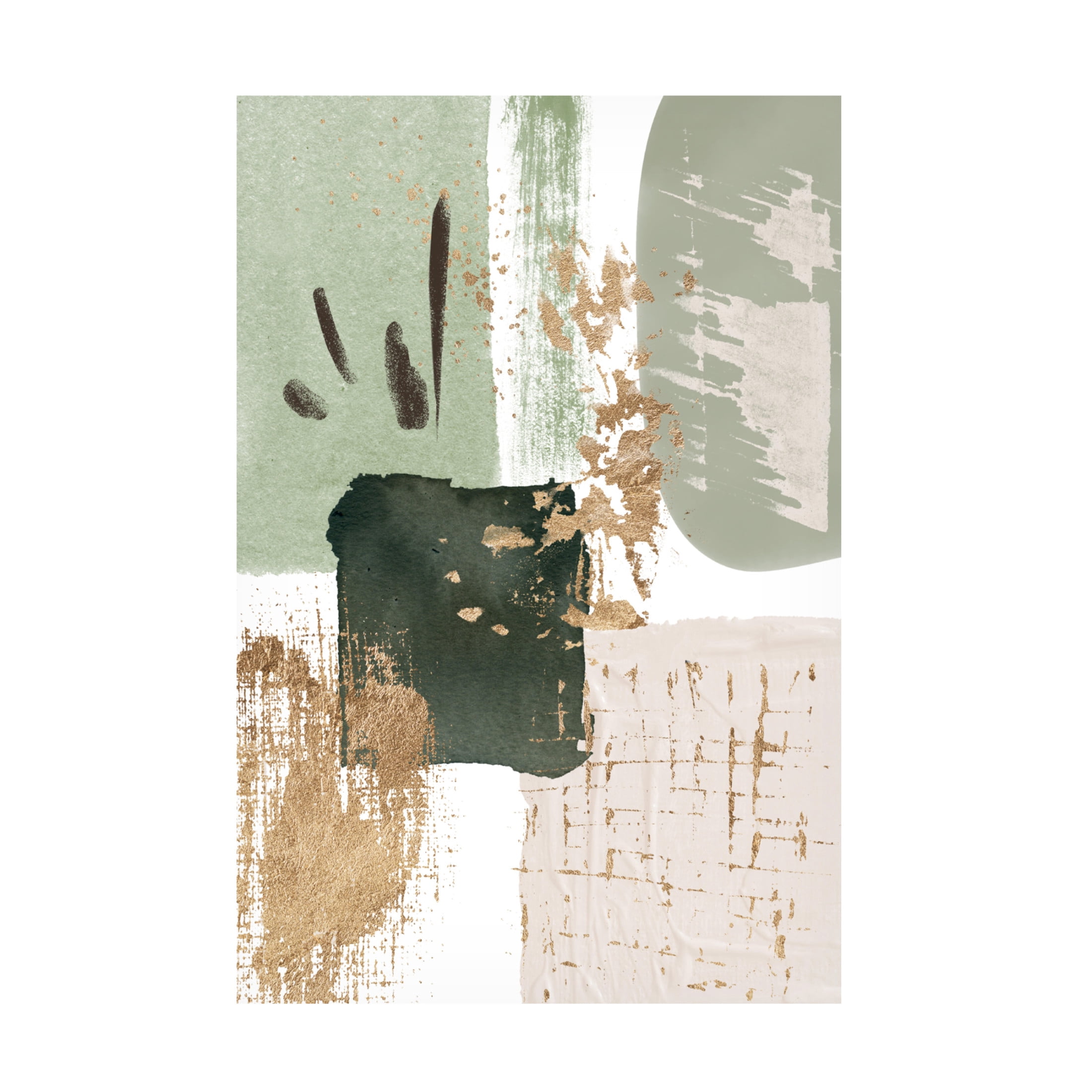 Trademark Fine Art Sally Ann Moss Green of Curiosity 2 Canvas Wall Art