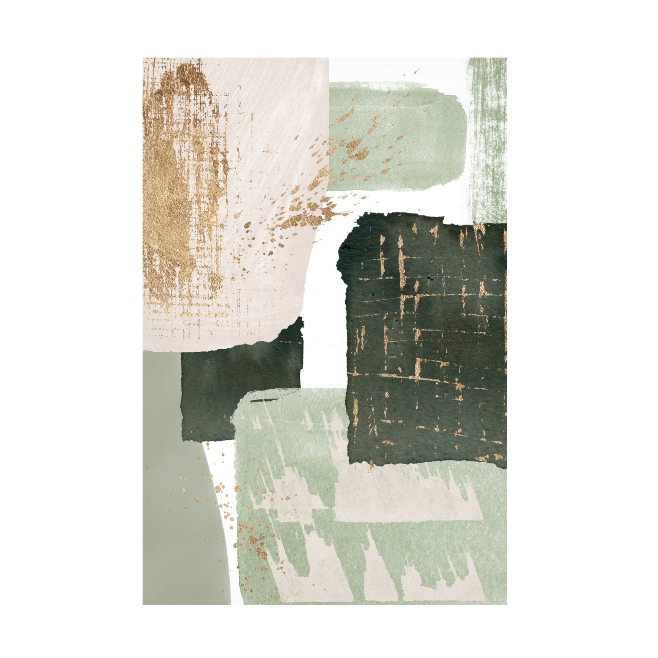 Trademark Fine Art Sally Ann Moss Green of Curiosity 3 Canvas Wall Art