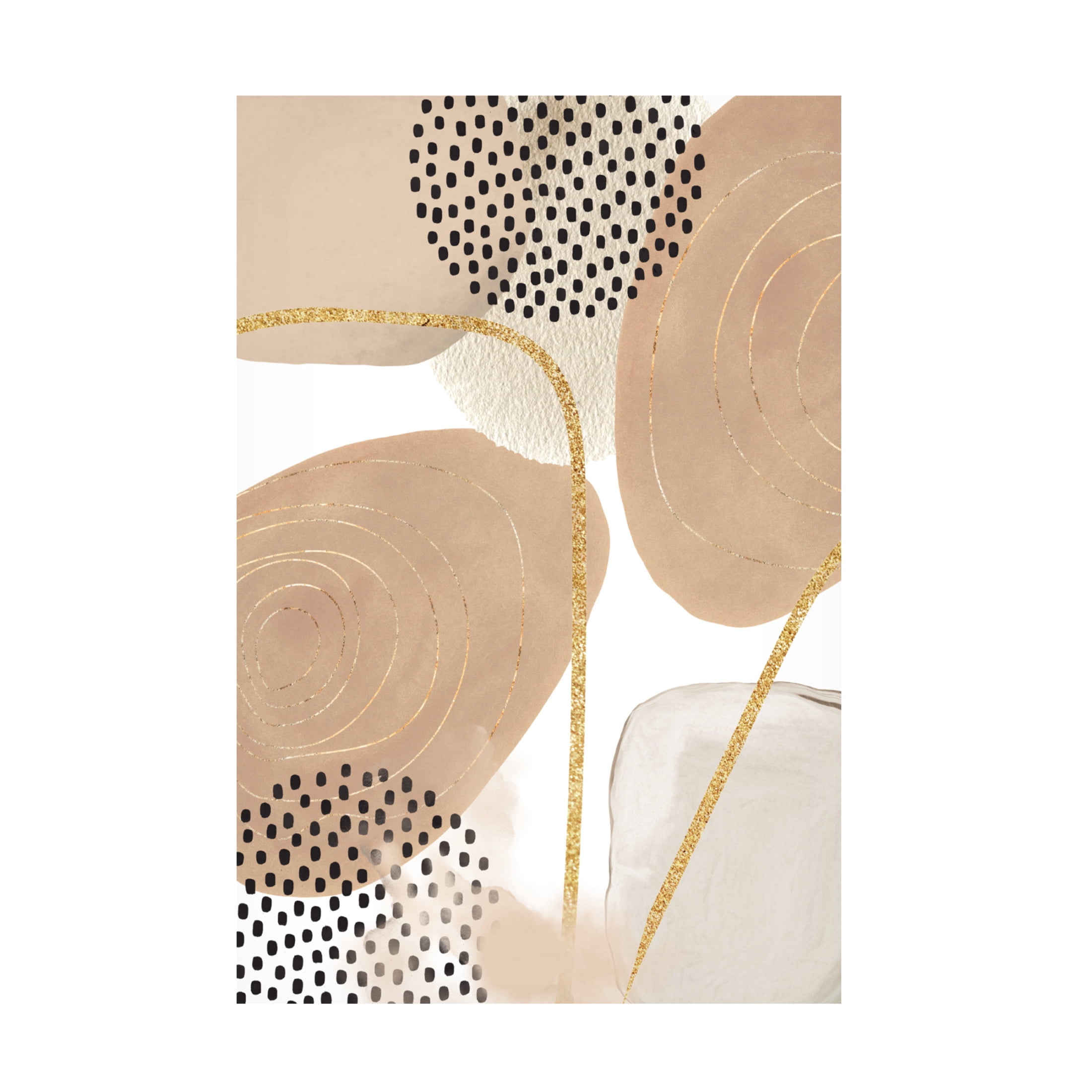 Trademark Fine Art Sally Ann Moss Jealous Beige 4 Canvas Wall Art