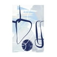 thumbnail image 1 of Trademark Fine Art Sally Ann Moss Lines of Blue 1 Canvas Wall Art, 1 of 4