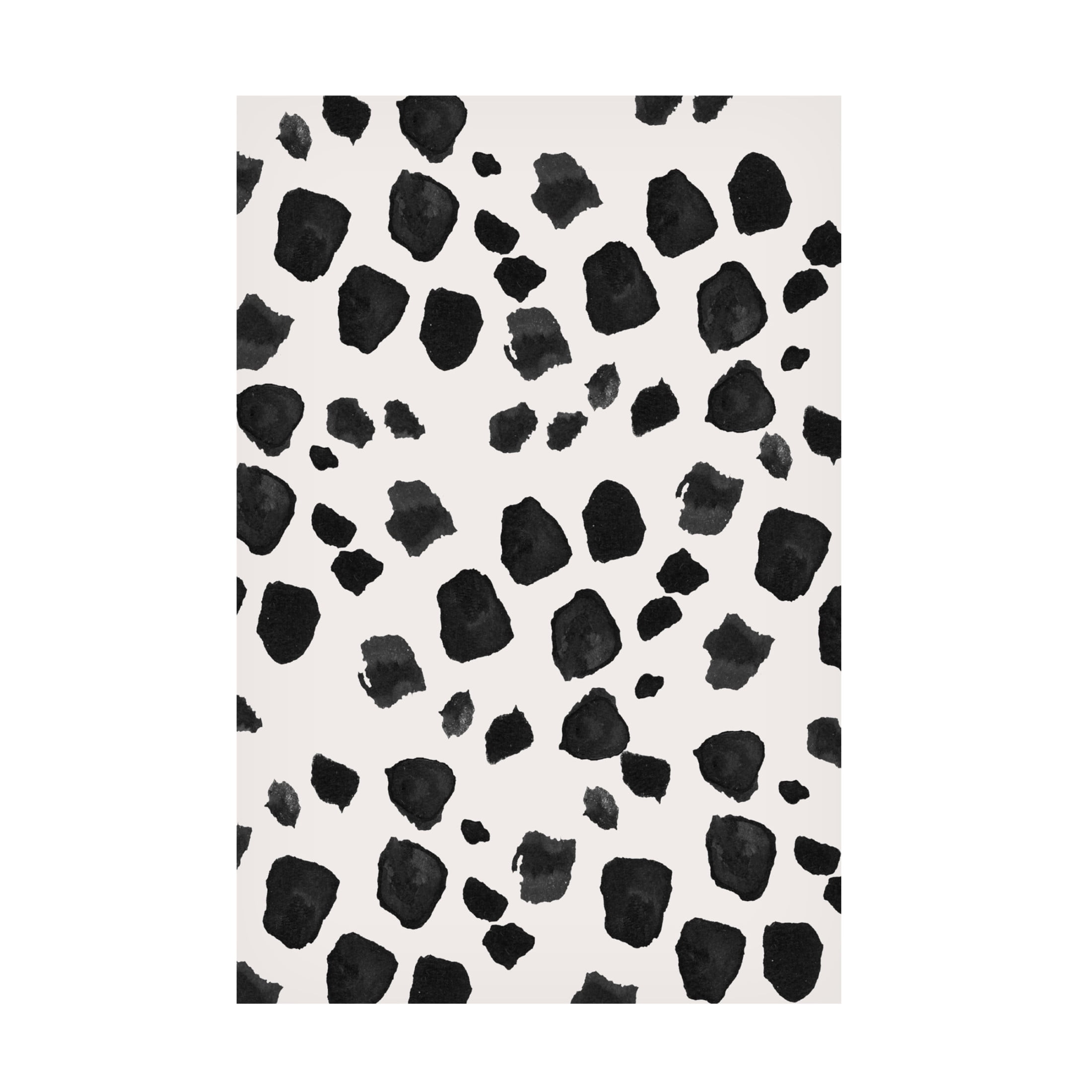 Trademark Fine Art Sally Ann Moss Love Black Canvas Wall Art
