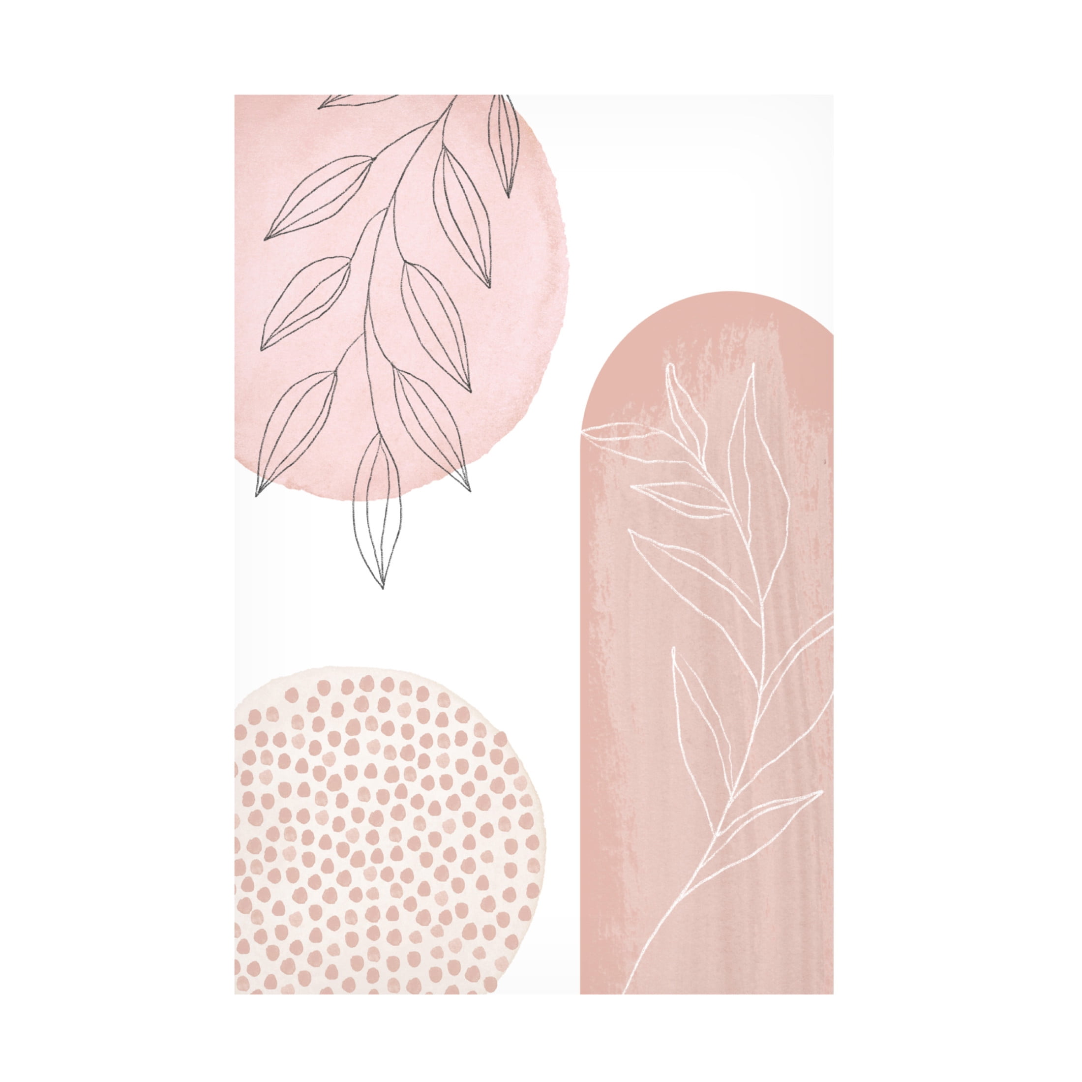 Trademark Fine Art Sally Ann Moss Love Pink 1 Canvas Wall Art