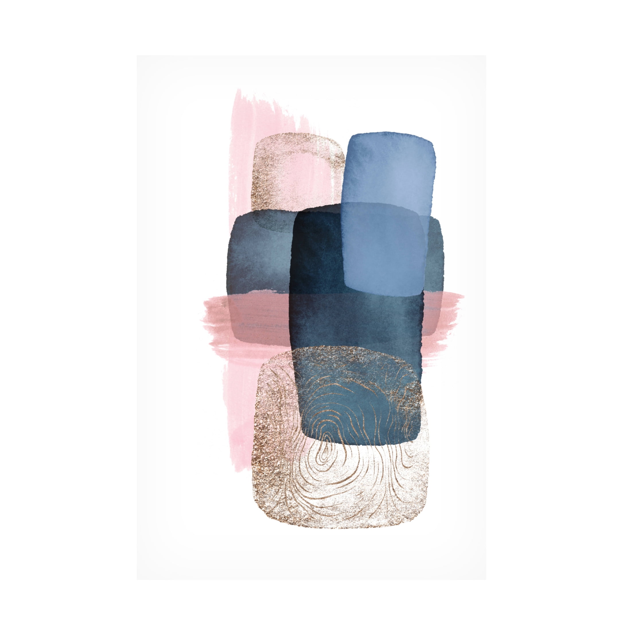 Trademark Fine Art Sally Ann Moss Monday blues 2 Canvas Wall Art