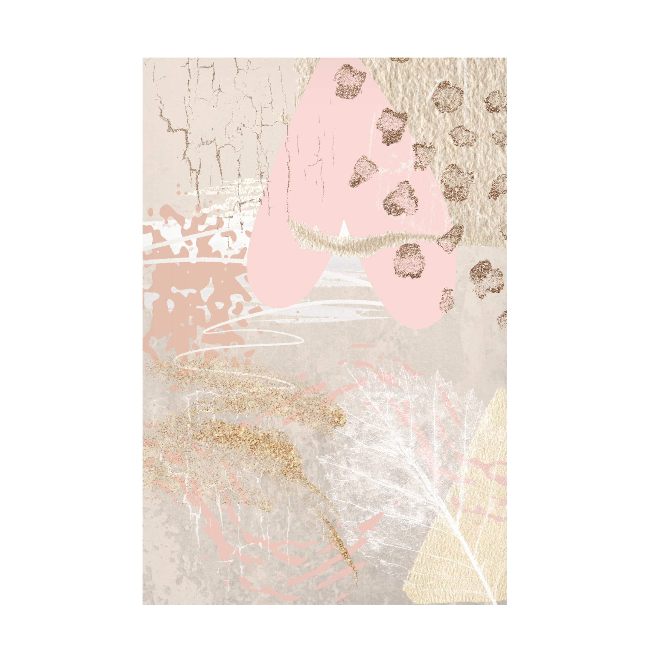 Trademark Fine Art Sally Ann Moss Morning Pink 2 Canvas Wall Art