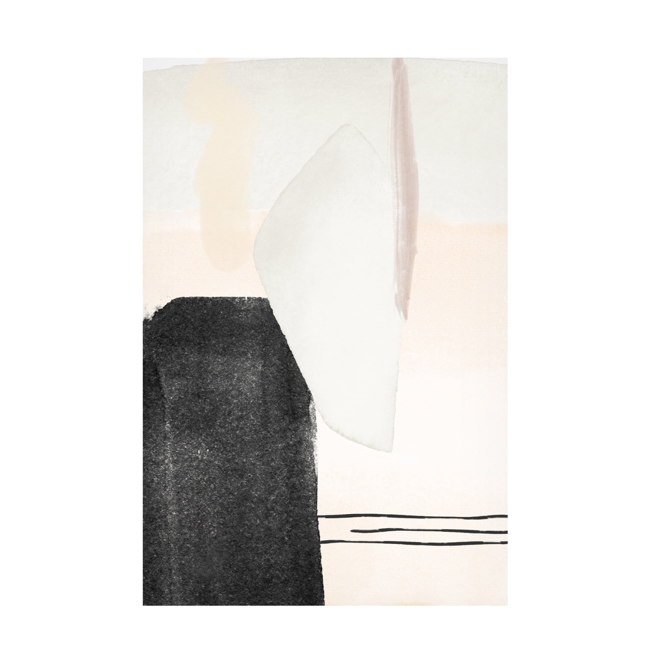 Trademark Fine Art Sally Ann Moss Neutrals 2 Canvas Wall Art