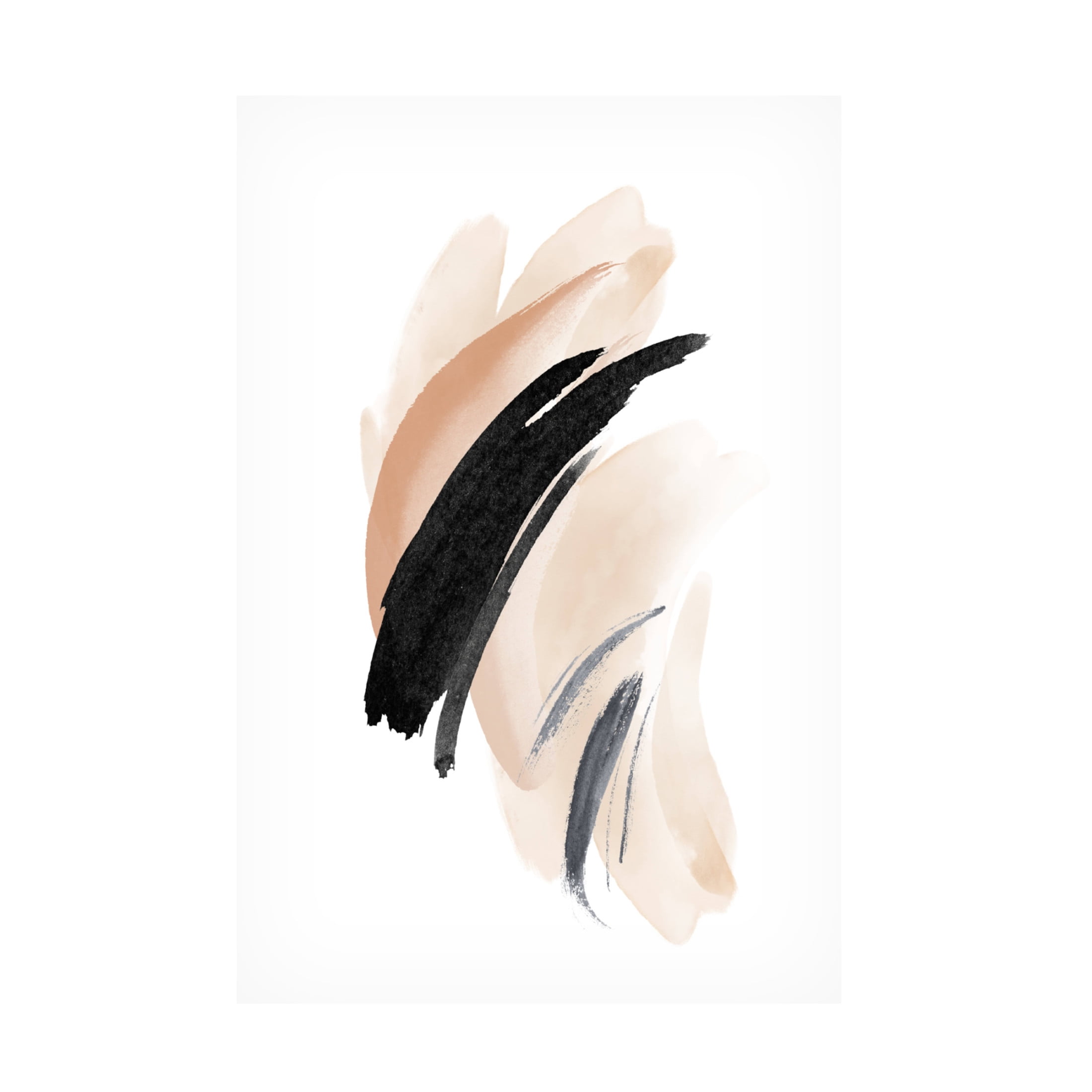 Trademark Fine Art Sally Ann Moss Simple Beige 2 Canvas Wall Art