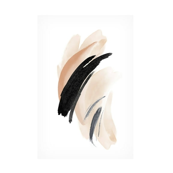Trademark Fine Art Sally Ann Moss Simple Beige 2 Canvas Wall Art