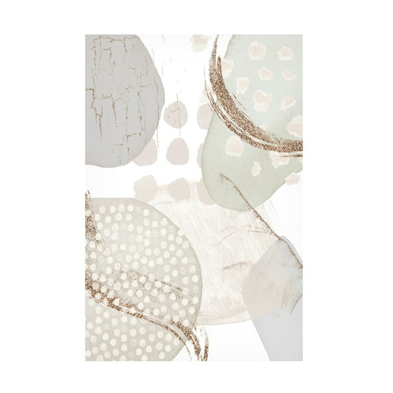 Trademark Fine Art Sally Ann Moss Smooth Neutral 1 Canvas Wall Art