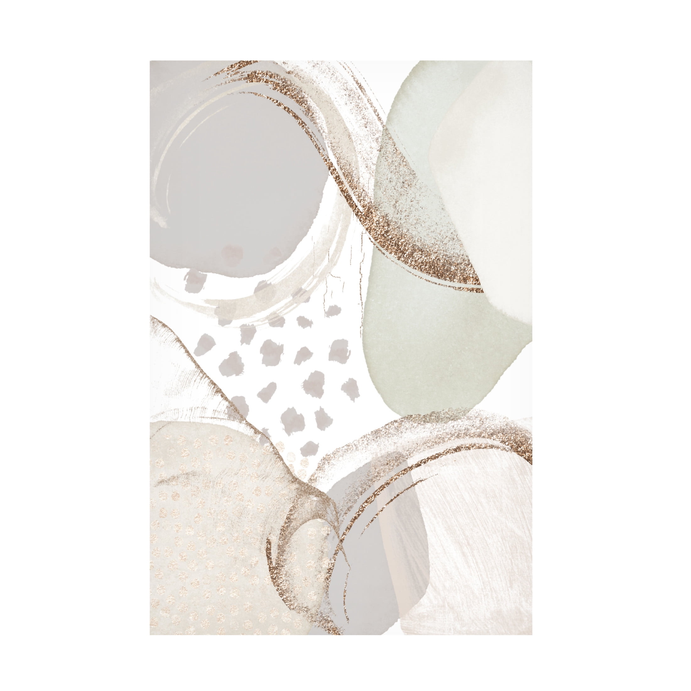 Trademark Fine Art Sally Ann Moss Smooth Neutral 3 Canvas Wall Art