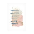 thumbnail image 1 of Trademark Fine Art Sally Ann Moss Soft Pink Blue 1 Canvas Wall Art, 1 of 4