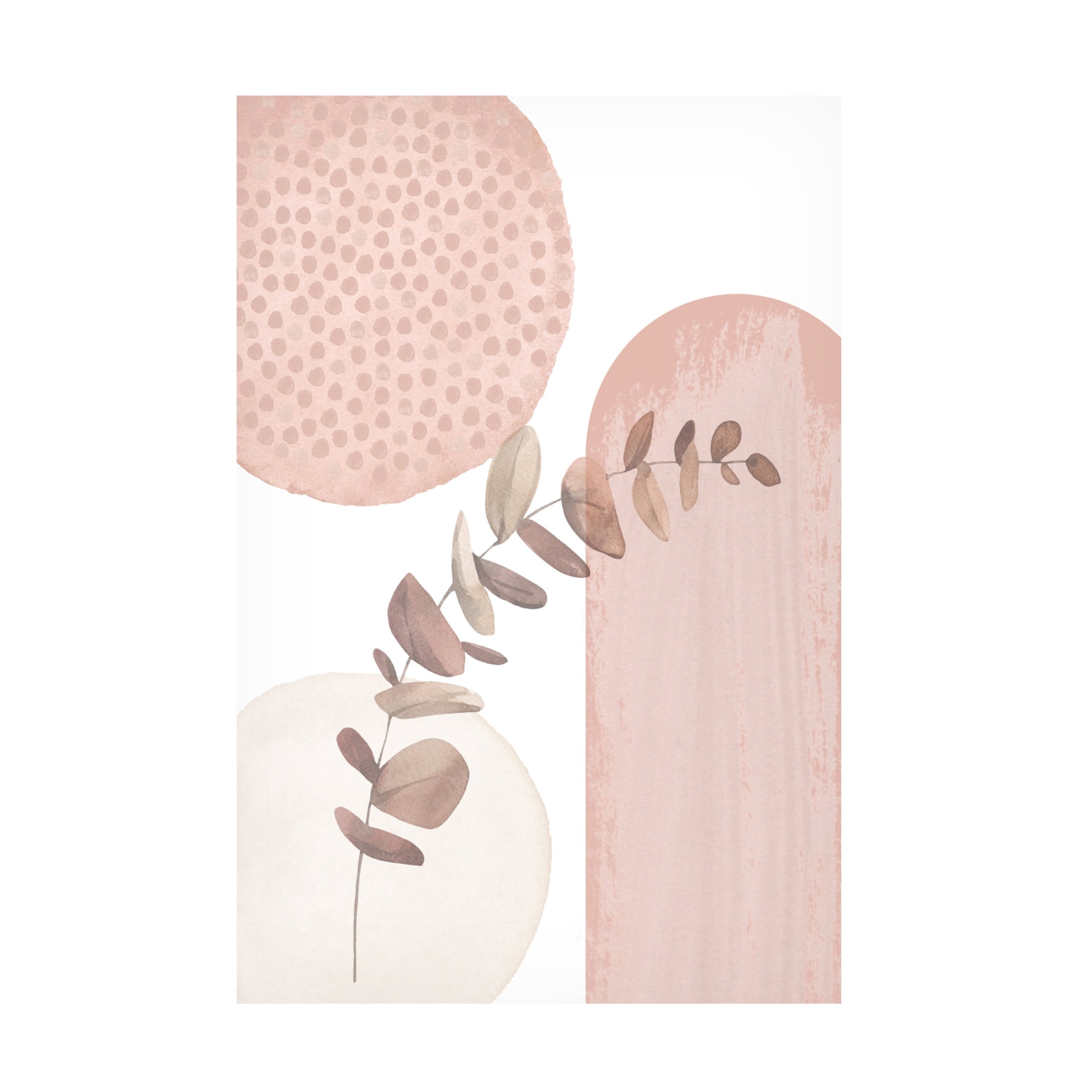 Trademark Fine Art Sally Ann Moss boho pink 3 Canvas Wall Art