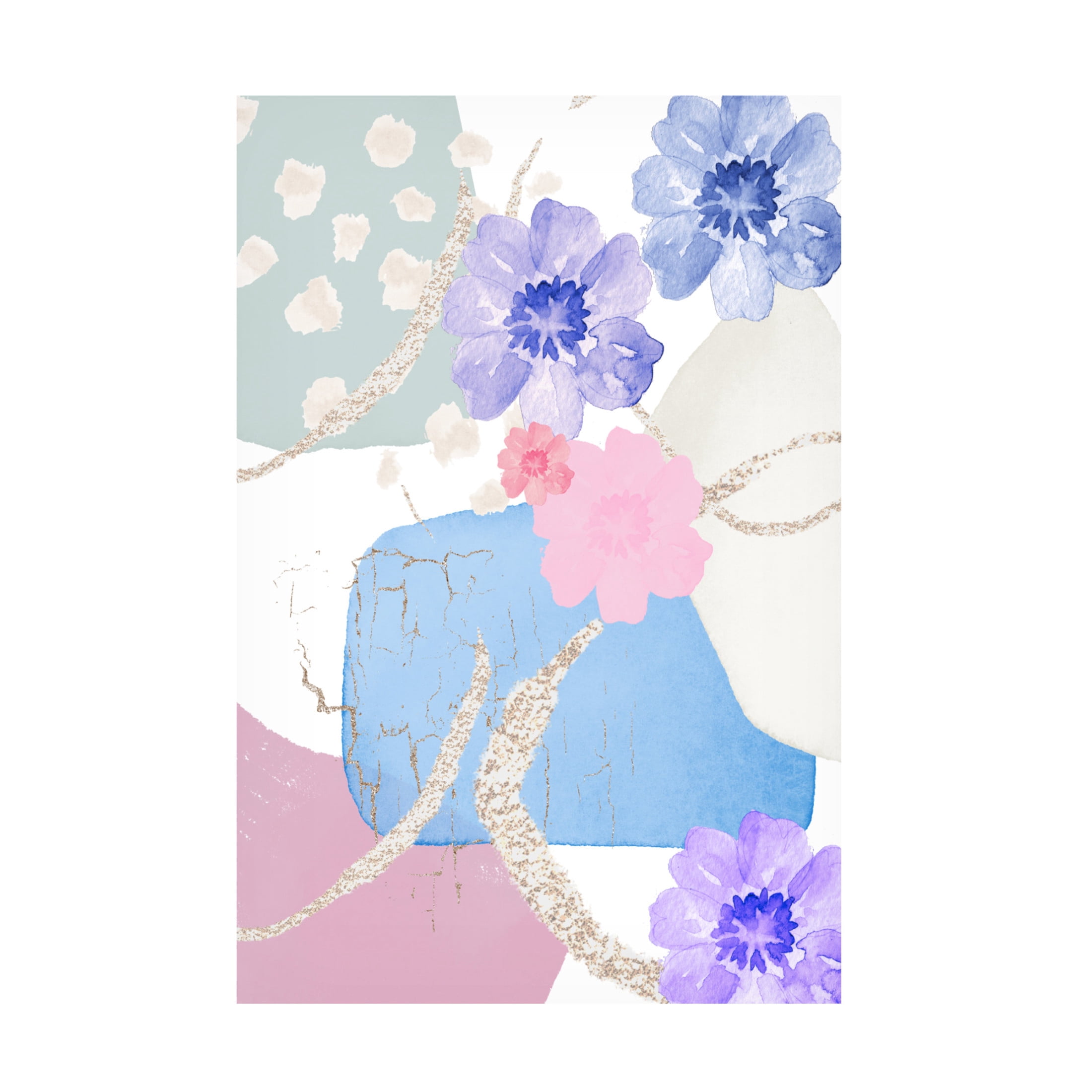 Trademark Fine Art Sally Ann Moss pretty pastels2 Canvas Wall Art