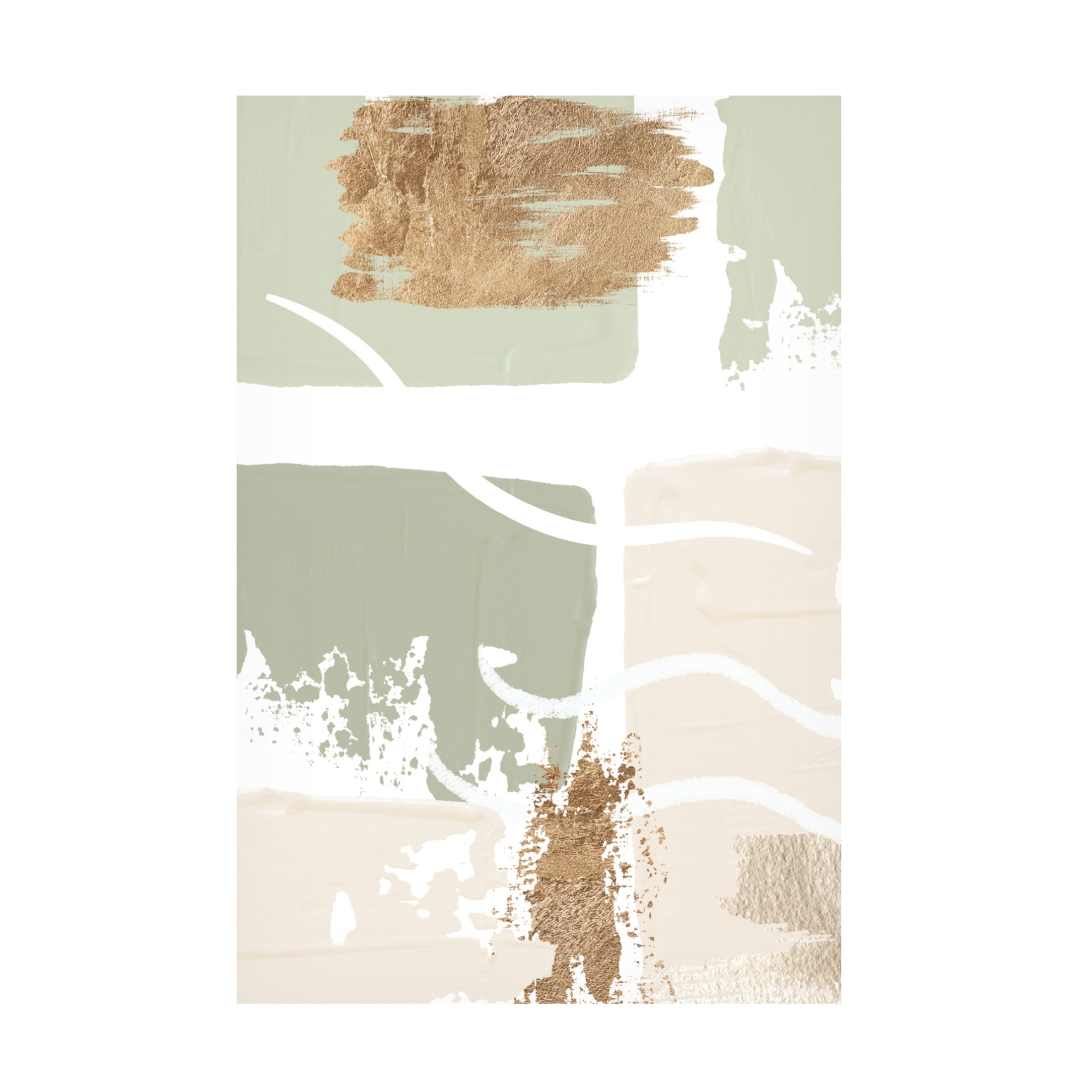 Trademark Fine Art Sally Ann Moss simply green1 Canvas Wall Art