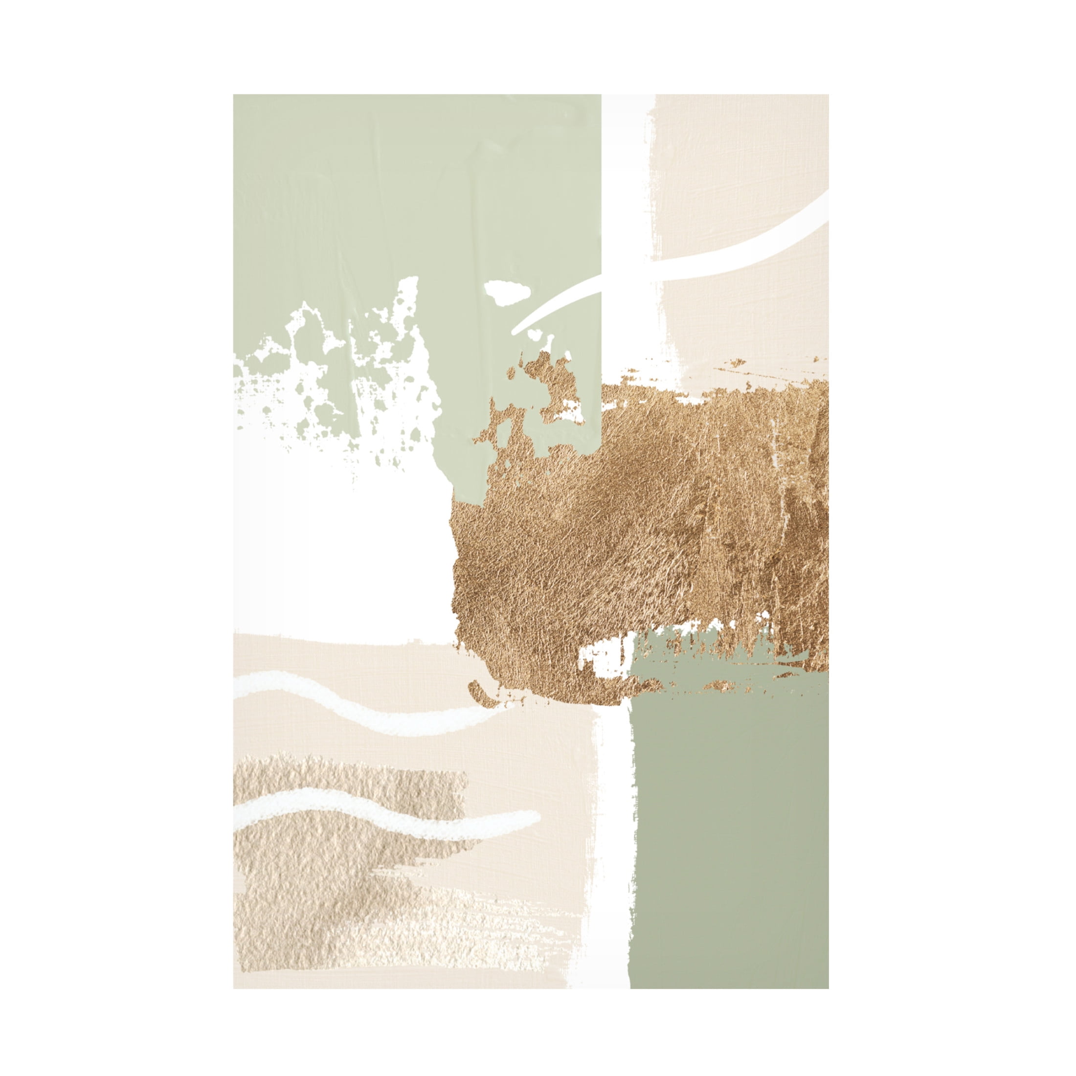Trademark Fine Art Sally Ann Moss simply green3 Canvas Wall Art