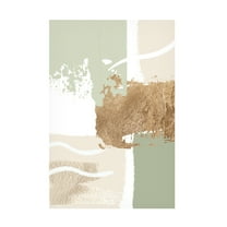 Trademark Fine Art Sally Ann Moss simply green3 Canvas Wall Art