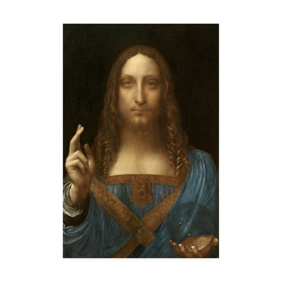 Trademark Fine Art 'Salvator Mundi' Canvas Art by Leonardo Da Vinc