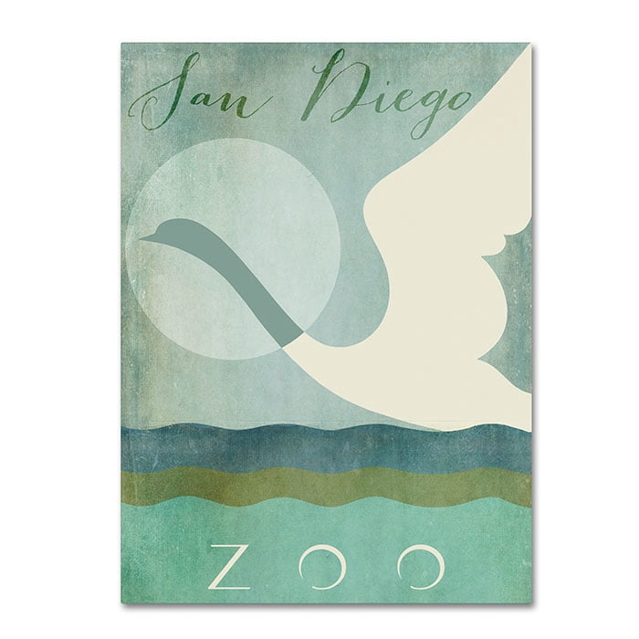 Trademark Fine Art "San Diego Zoo" Canvas Art by Color Bakery