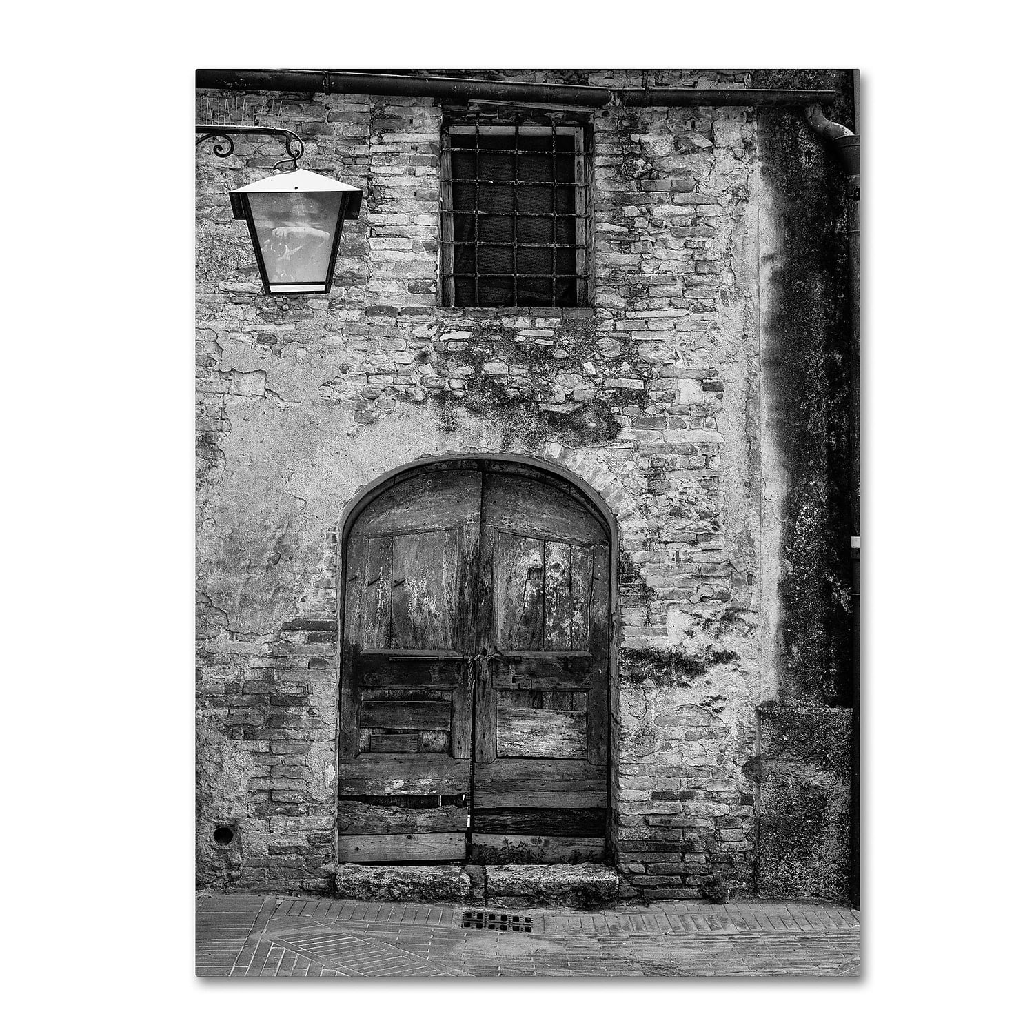 Trademark Fine Art "San Gimignano Door" Canvas Art by Moises Levy