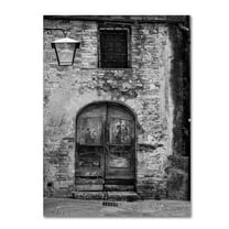 Trademark Fine Art "San Gimignano Door" Canvas Art by Moises Levy