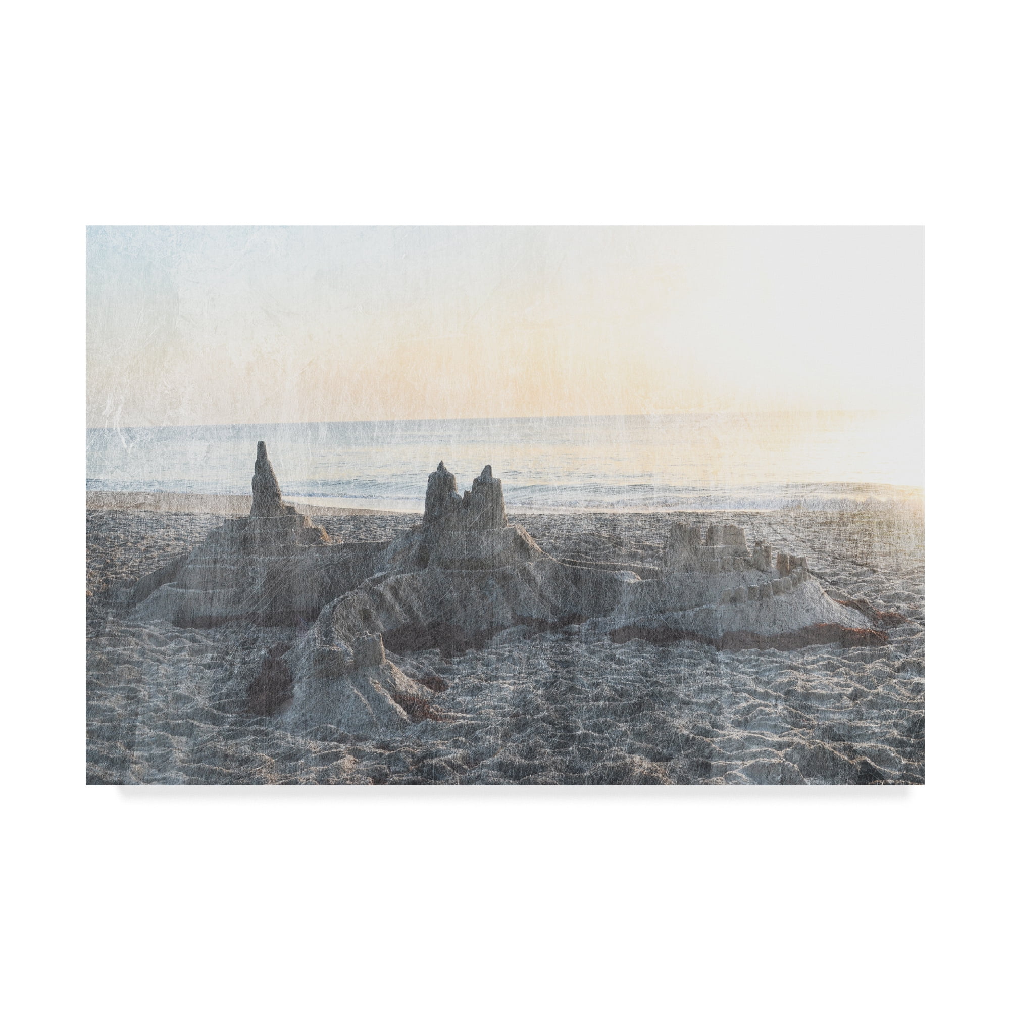 Trademark Fine Art 'Sand Castle II' Canvas Art by Sharon Chandler