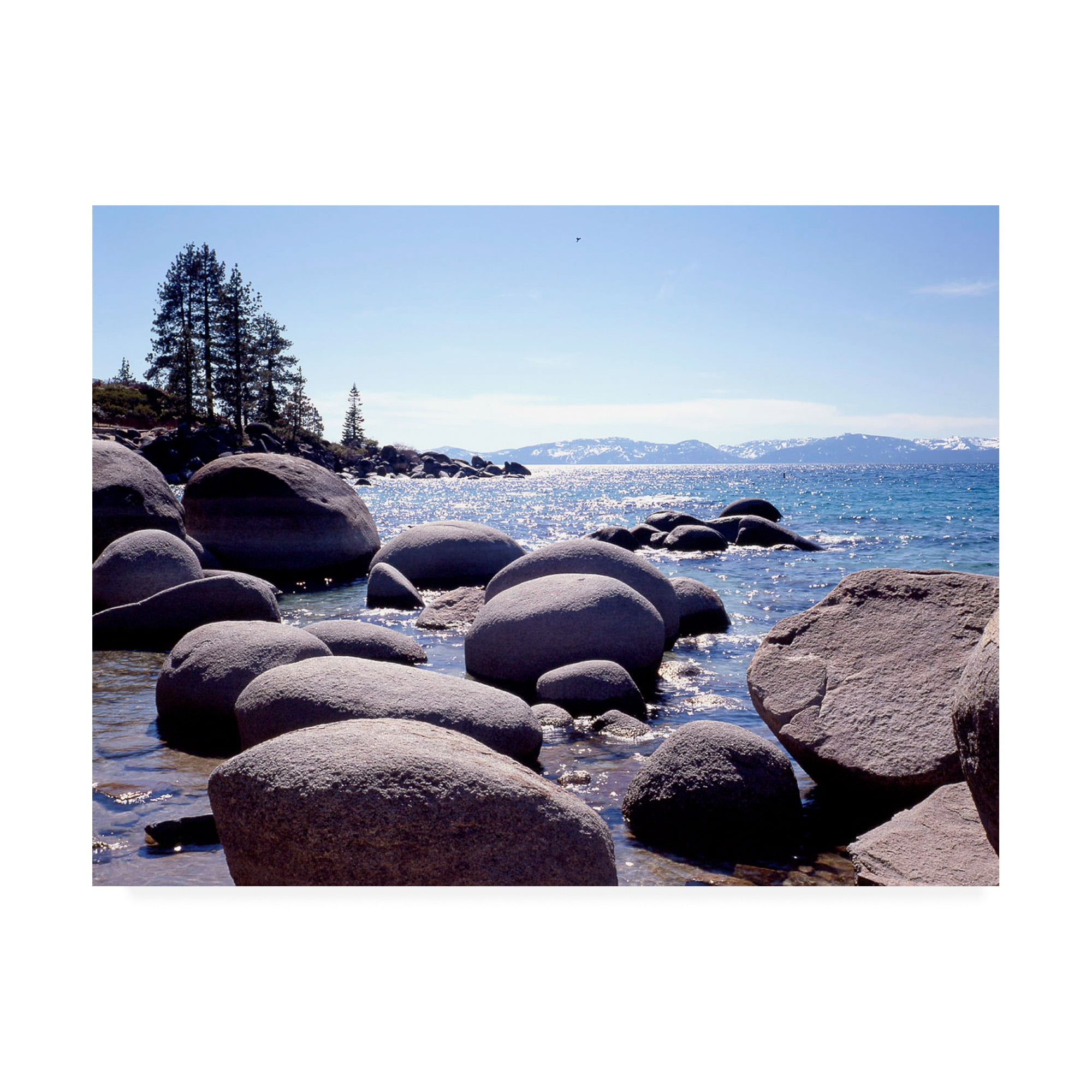 Trademark Fine Art 'Sand Harbor Beach Lake Tahoe Nevada' Canvas Art by Monte Nagler