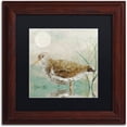 thumbnail image 1 of Trademark Fine Art "Sand Piper II" Canvas Art by Color Bakery Black Matte, Wood Frame, 1 of 4