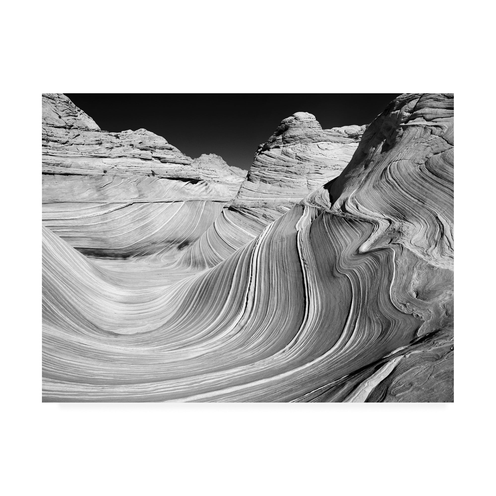 Trademark Fine Art 'Sandstone Sculpture Vermillion Cliffs Wilderness Arizona' Canvas Art by Monte Nagler