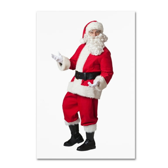 Trademark Fine Art 'Santa-1-11096' Canvas Art by Ed Wheeler