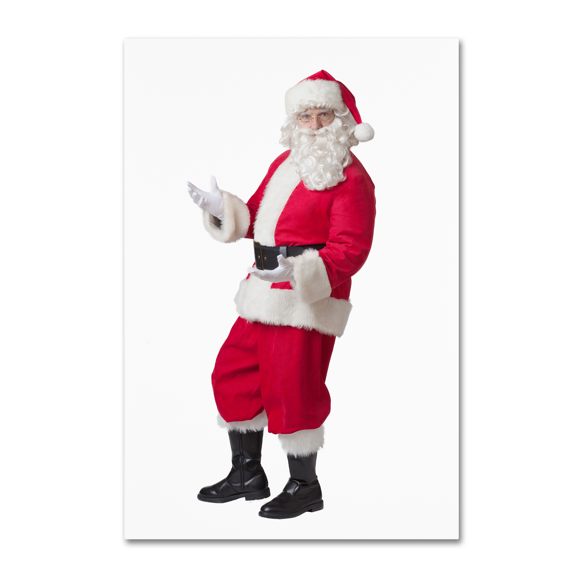 Trademark Fine Art 'Santa 2-11096' Canvas Art by Ed Wheeler