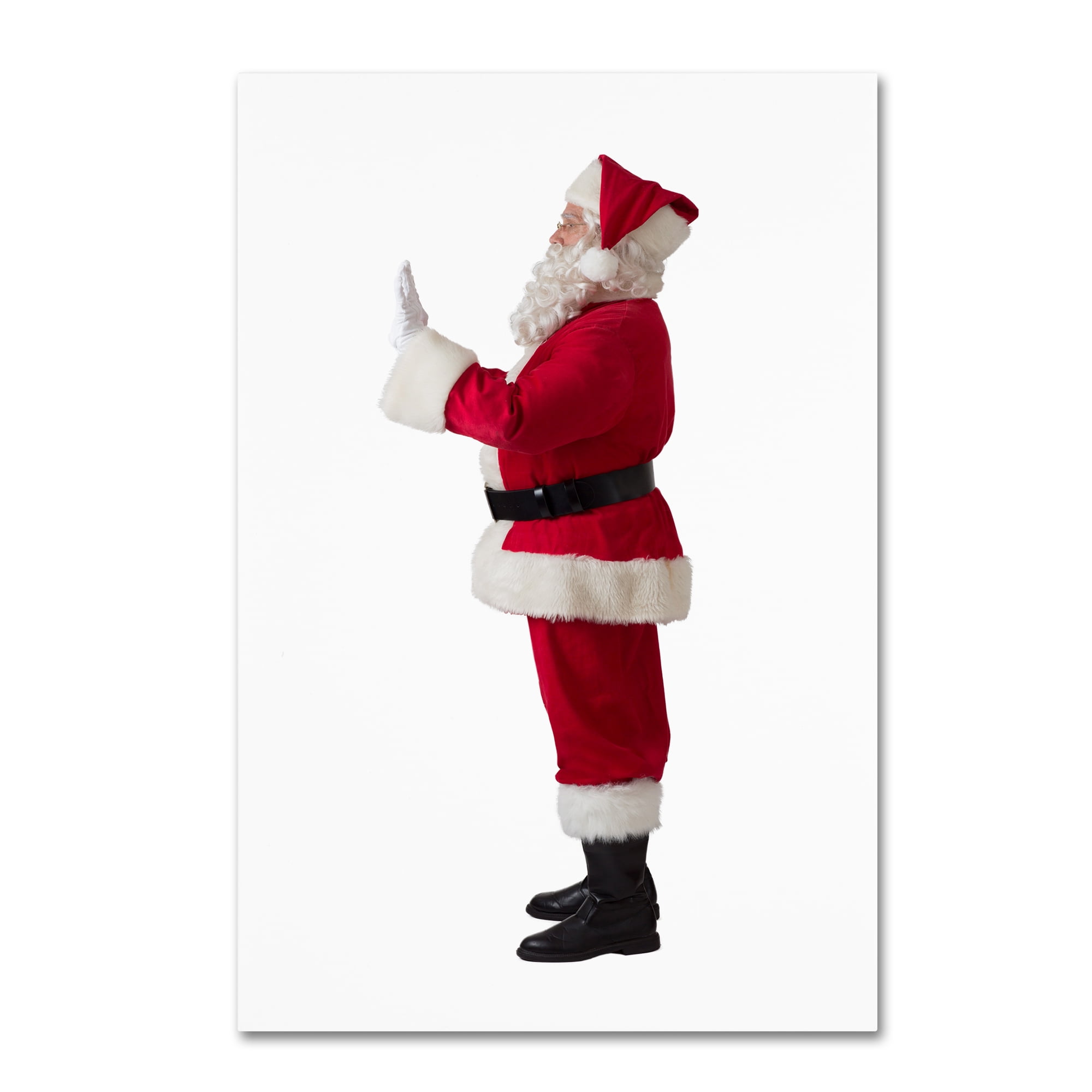 Trademark Fine Art 'Santa-2-13033' Canvas Art by Ed Wheeler