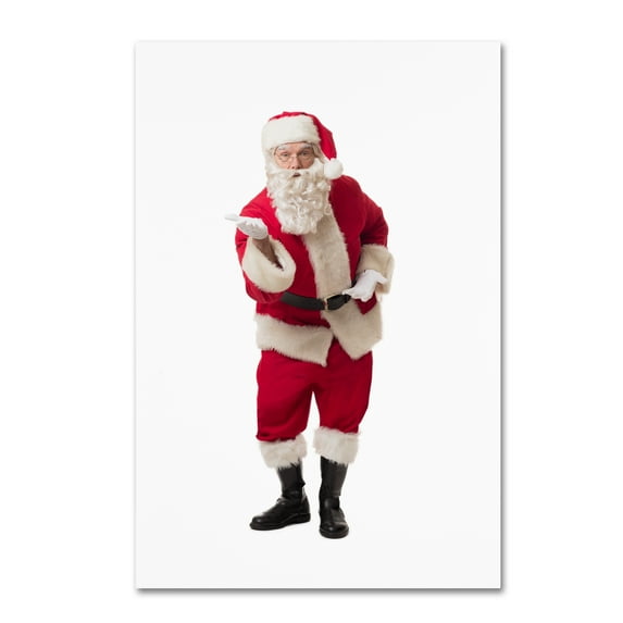 Trademark Fine Art 'Santa-4-14013' Canvas Art by Ed Wheeler