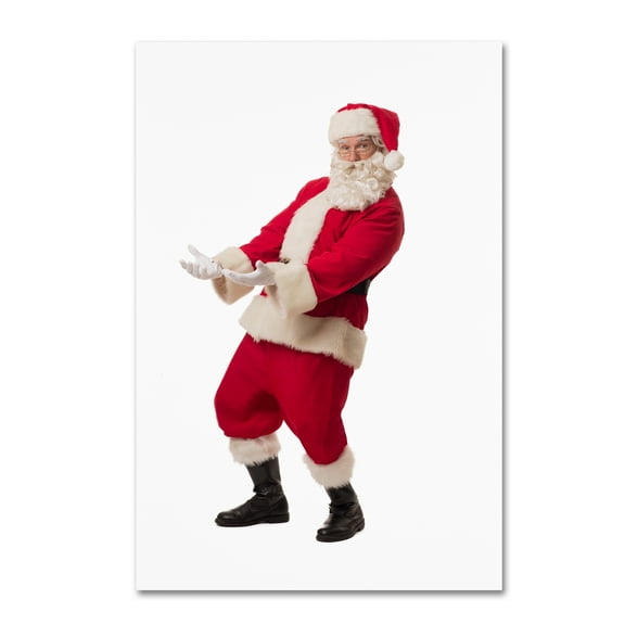 Trademark Fine Art 'Santa-5-14013 clip' Canvas Art by Ed Wheeler