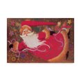 thumbnail image 1 of Trademark Fine Art 'Santa Flying With Ribbon' Canvas Art by Beverly Johnston, 1 of 3