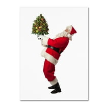 Trademark Fine Art 'Santa-Tree-10067' Canvas Art by Ed Wheeler