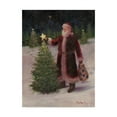 thumbnail image 1 of Trademark Fine Art 'Santa With Stars' Canvas Art by Mary Miller Veazie, 1 of 3