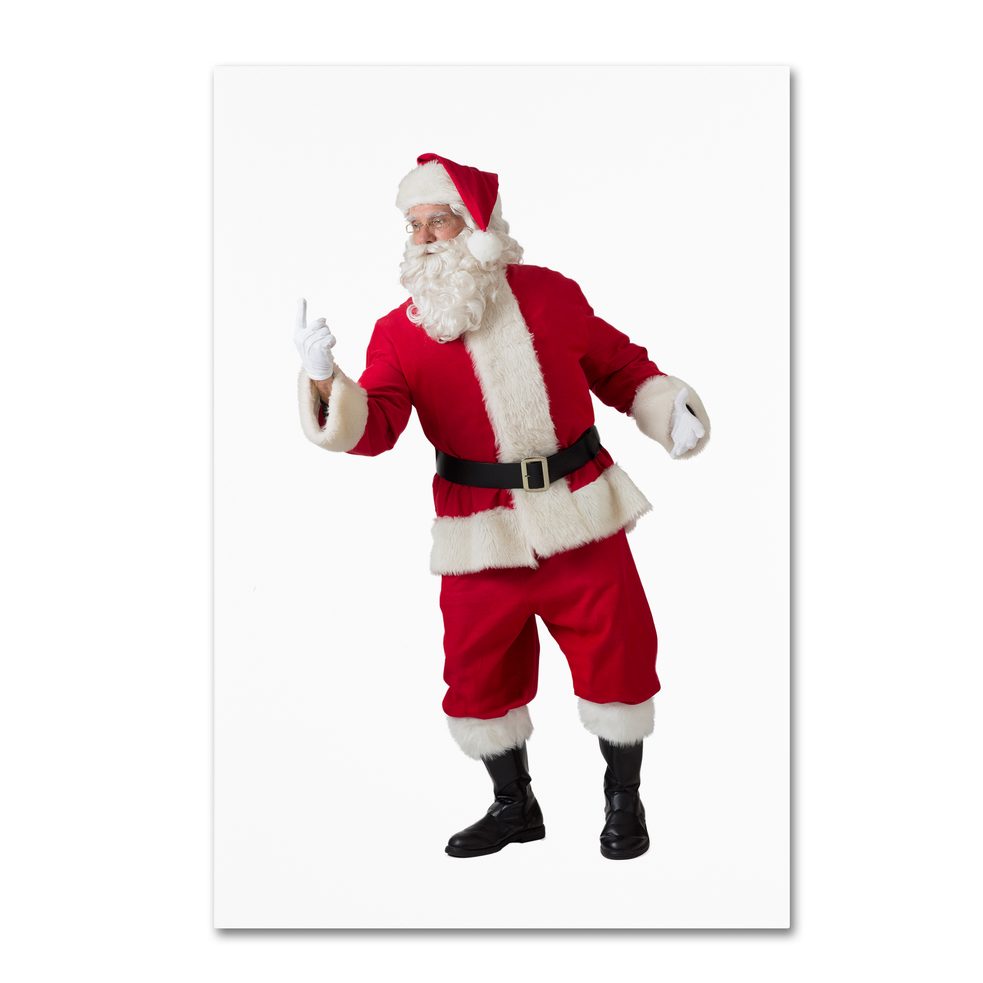 Trademark Fine Art 'Santa-balance-13033' Canvas Art by Ed Wheeler
