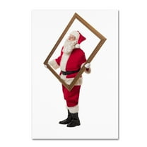 Trademark Fine Art 'Santa-frame-14013' Canvas Art by Ed Wheeler