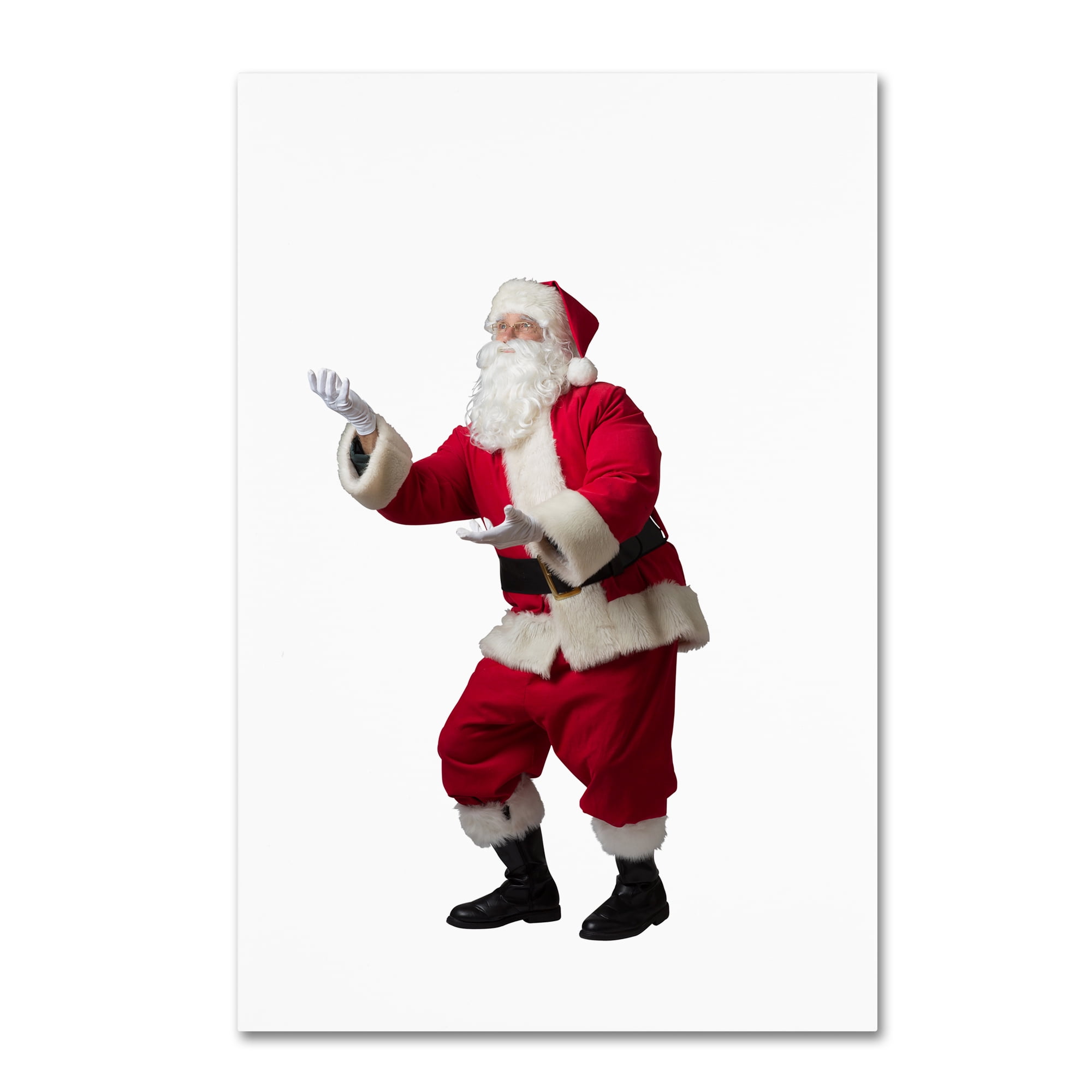Trademark Fine Art 'Santa-juggling-12106' Canvas Art by Ed Wheeler
