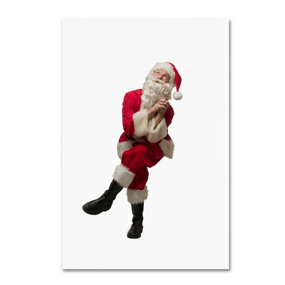 Trademark Fine Art 'Santa-pleading-14005' Canvas Art by Ed Wheeler