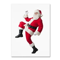 Trademark Fine Art 'Santa-prancing-11096' Canvas Art by Ed Wheeler