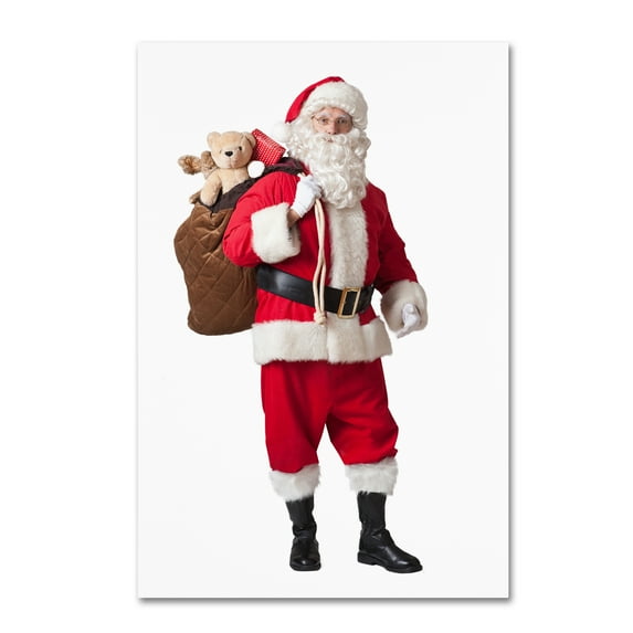 Trademark Fine Art 'Santa-toy sack-11096' Canvas Art by Ed Wheeler