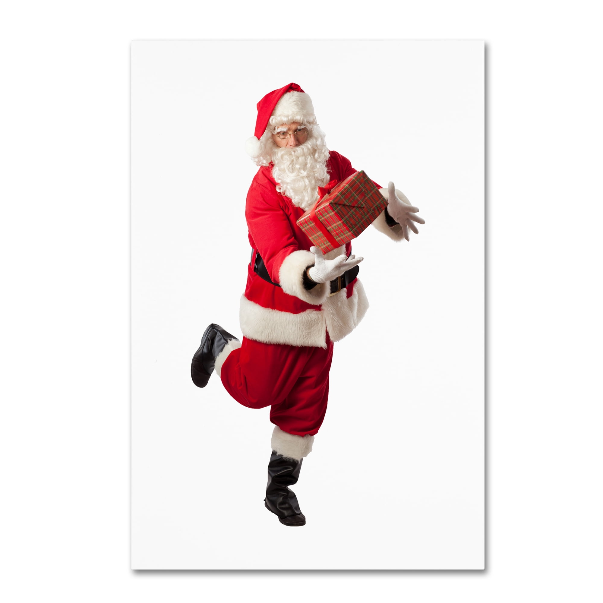 Trademark Fine Art 'Santagift dance-10067' Canvas Art by Ed Wheeler