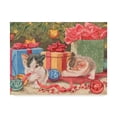 thumbnail image 1 of Trademark Fine Art 'Santas Helpers Cats' Canvas Art by Jan Benz, 1 of 3