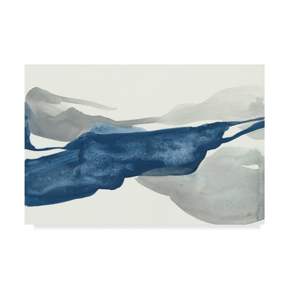 Trademark Fine Art 'Sapphire and Gray III Crop' Canvas Art by Chris Paschke