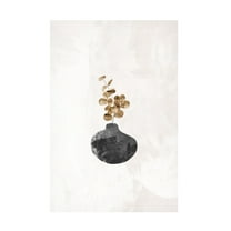 Trademark Fine Art Sarah Manovski Black and gold house plant 4 Canvas Wall Art