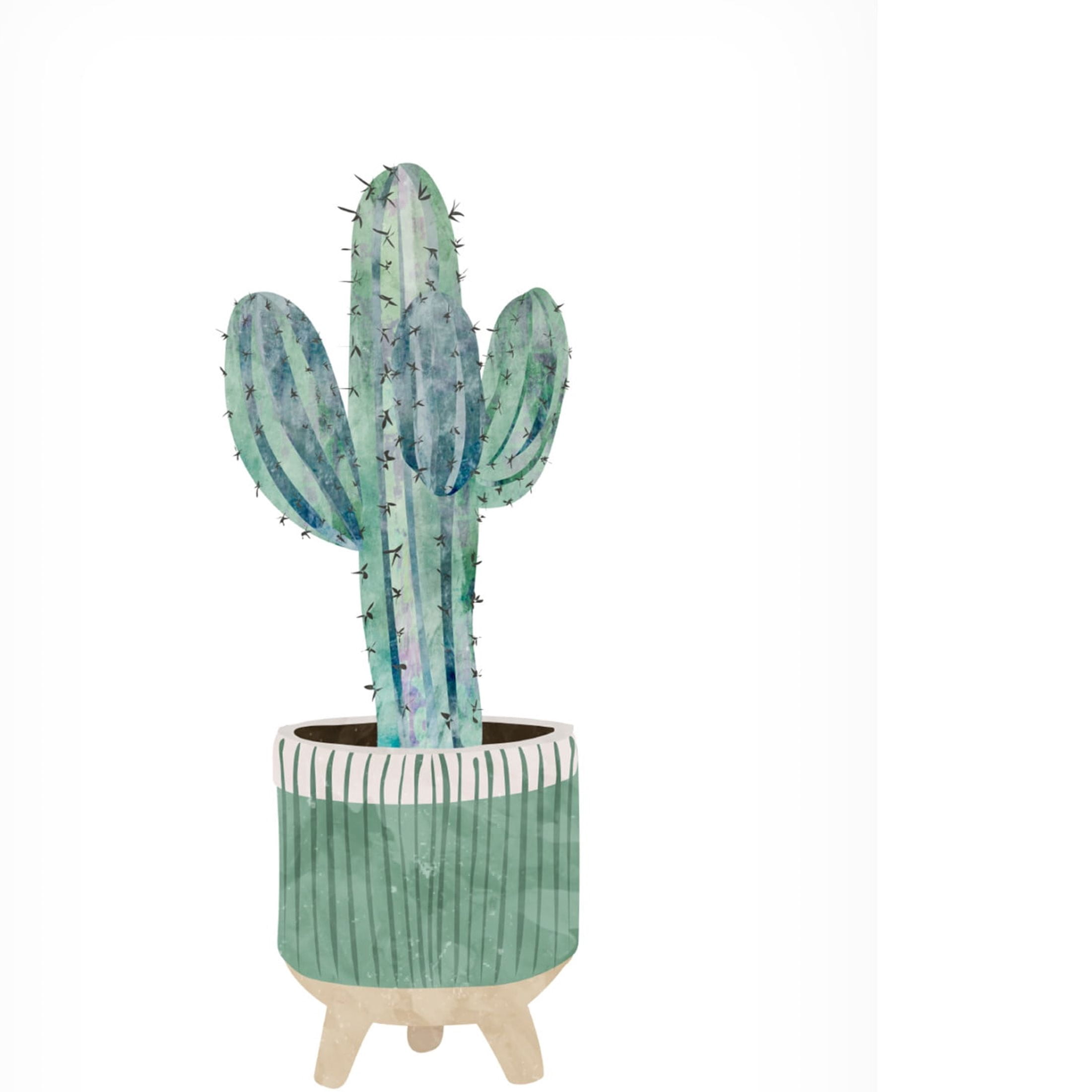 Trademark Fine Art Sarah Manovski Boho scandi cactus 1 Canvas Wall Art