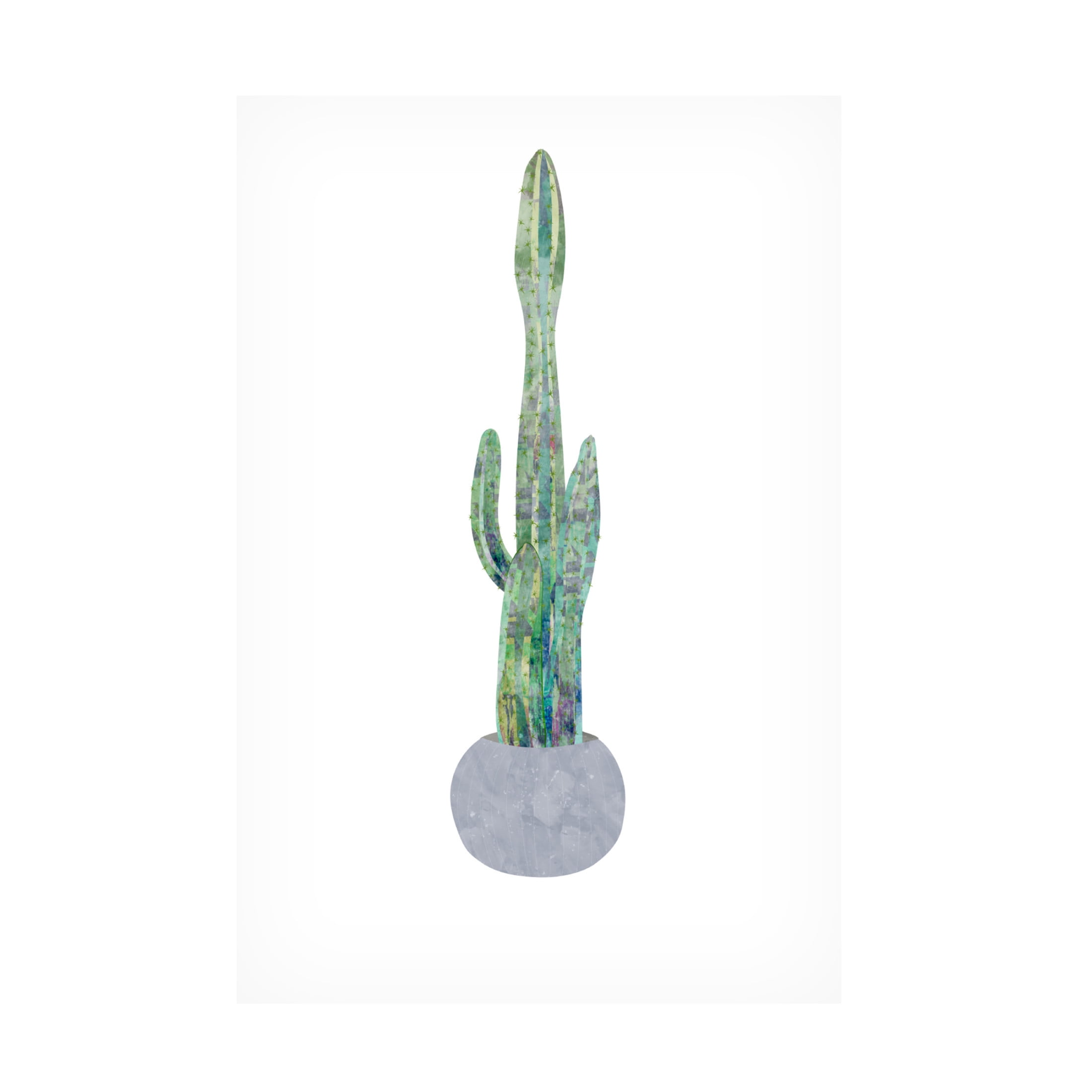Trademark Fine Art Sarah Manovski  Boho scandi cactus 2 Canvas Wall Art
