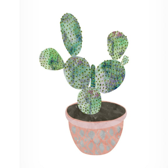 Trademark Fine Art Sarah Manovski Boho scandi cactus 3 Canvas Wall Art