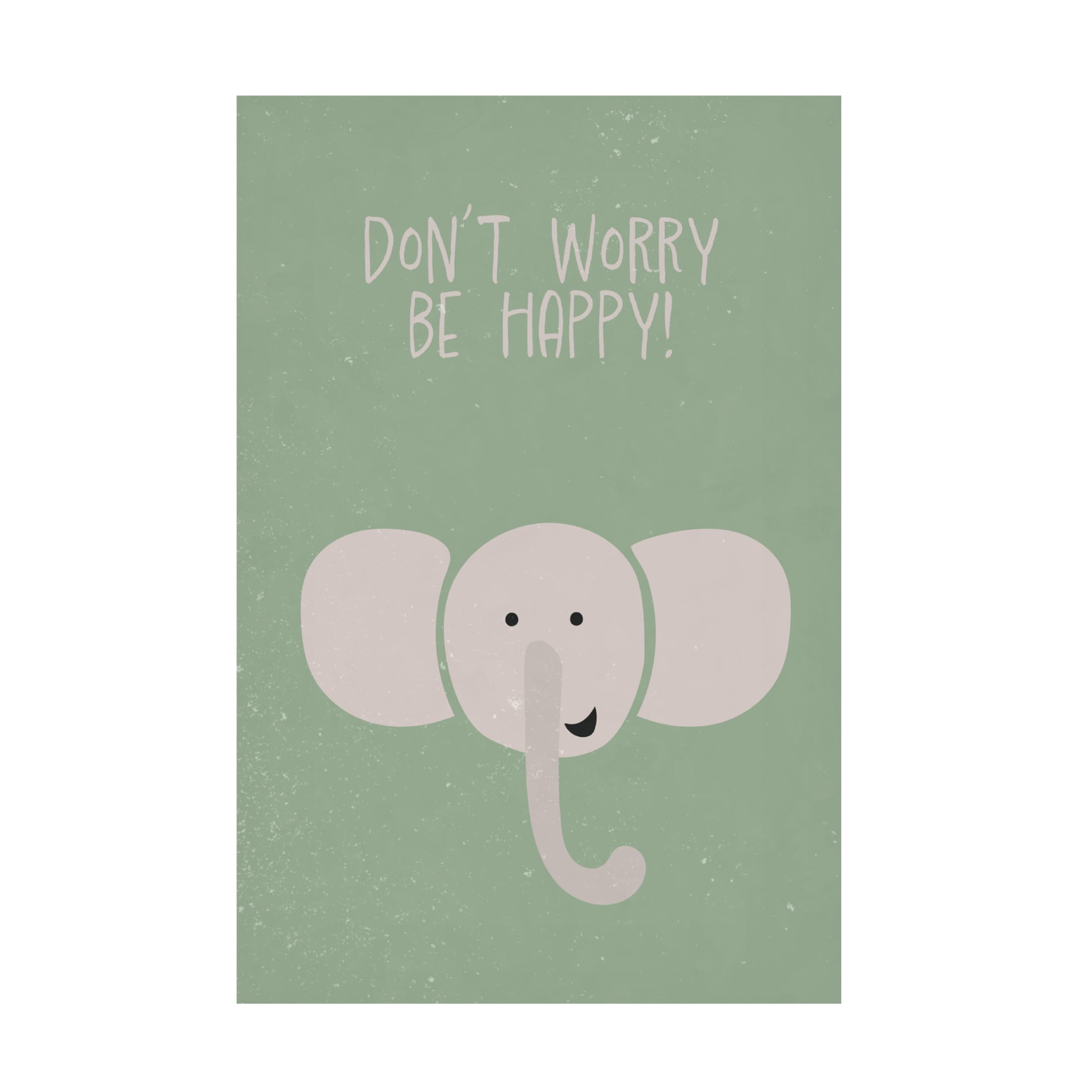 Trademark Fine Art Sarah Manovski Elephant nursery print Canvas Wall Art